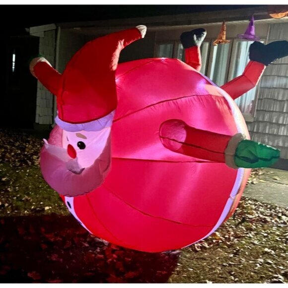 🆕9FT Christmas Inflatables Santa Claus Decoration for Indoor Outdoor Decor - Picture 4 of 10